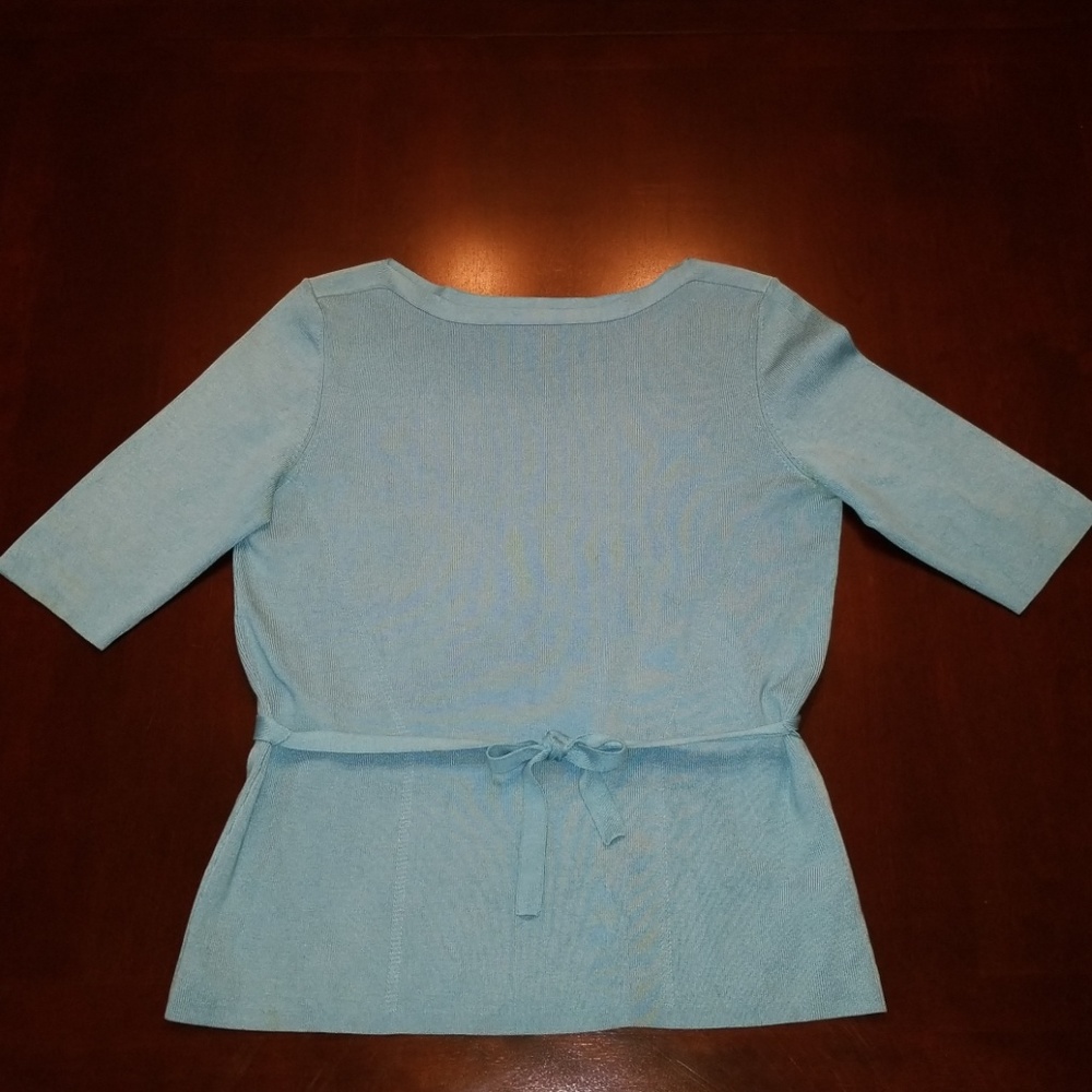 *2 piece*Teal sweater with matching floral skirt